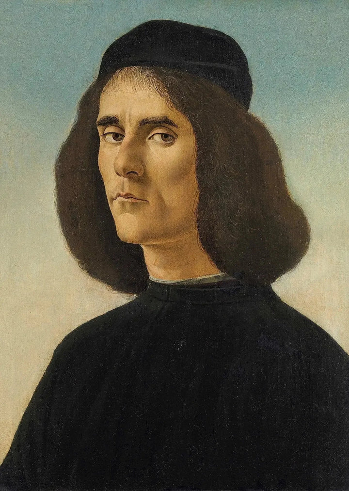 ミケーレ マルッロ タルカニオタの肖像、1490-1497 年頃 - Botticelli