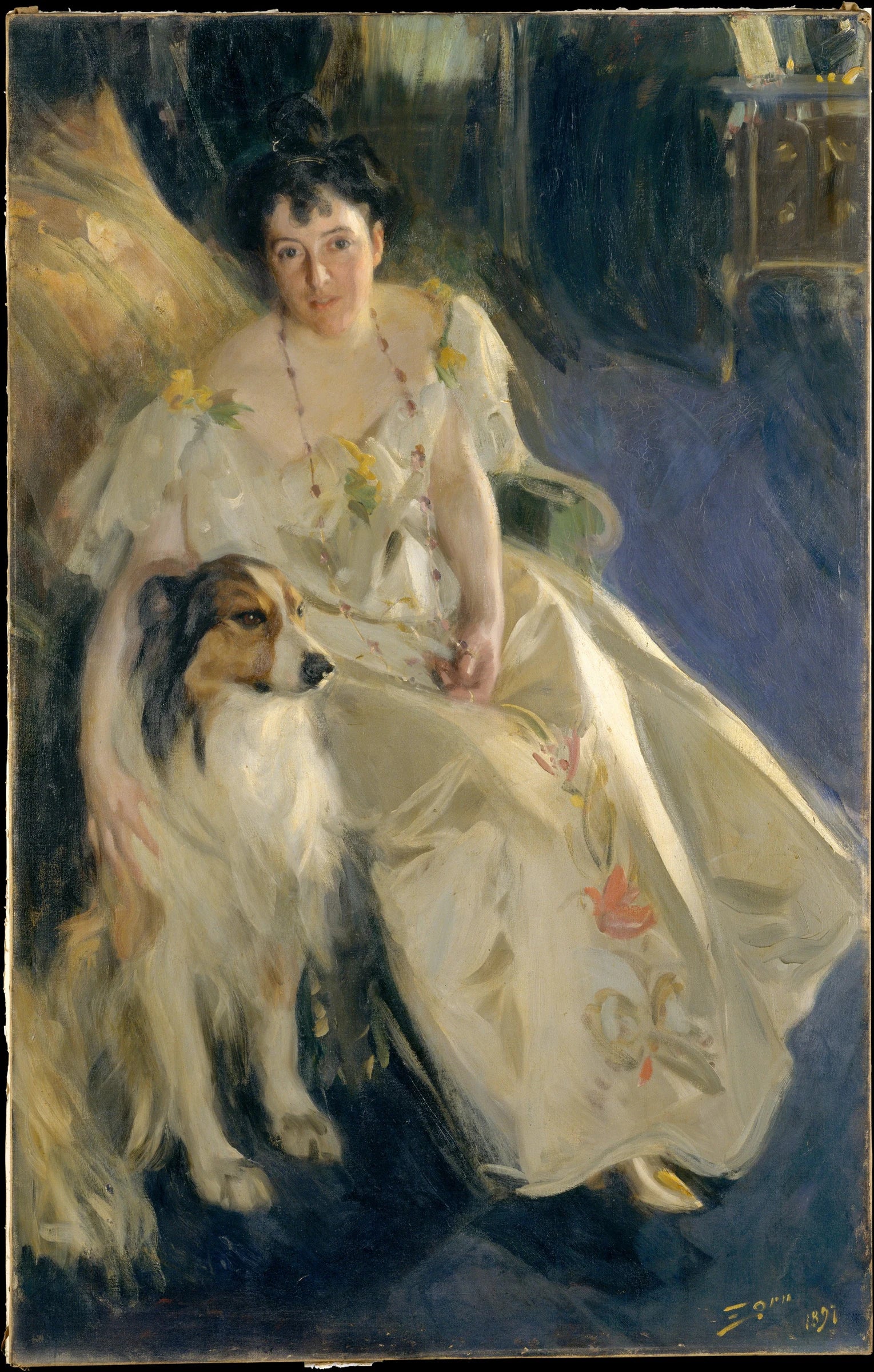 Portrait de Mrs Bacon - Anders Zorn