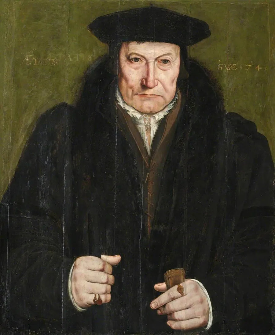 紳士の肖像（時にはフィッシャー司教、1469年–1535年と特定される） - ハンス・ホルバイン・ジュニア