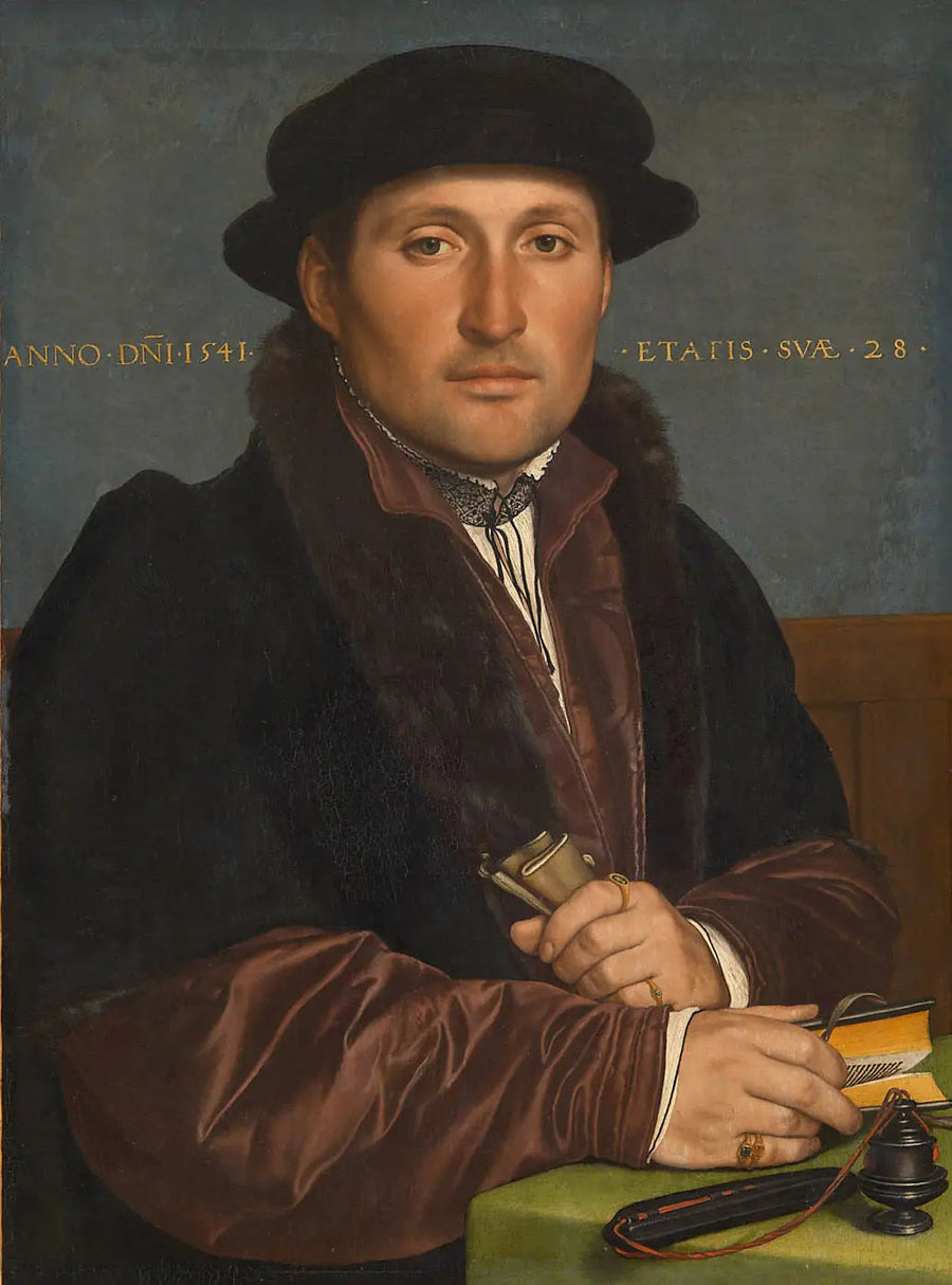 若い商人の肖像 - ハンス・ホルバイン・ジュニア