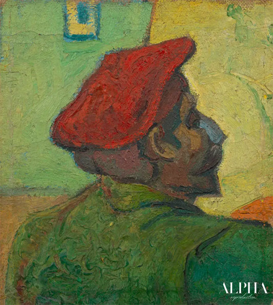 Portrait Paul Gauguin (Homme au béret rouge) - Van Gogh - Reproductions de tableaux et peintures haut de gamme