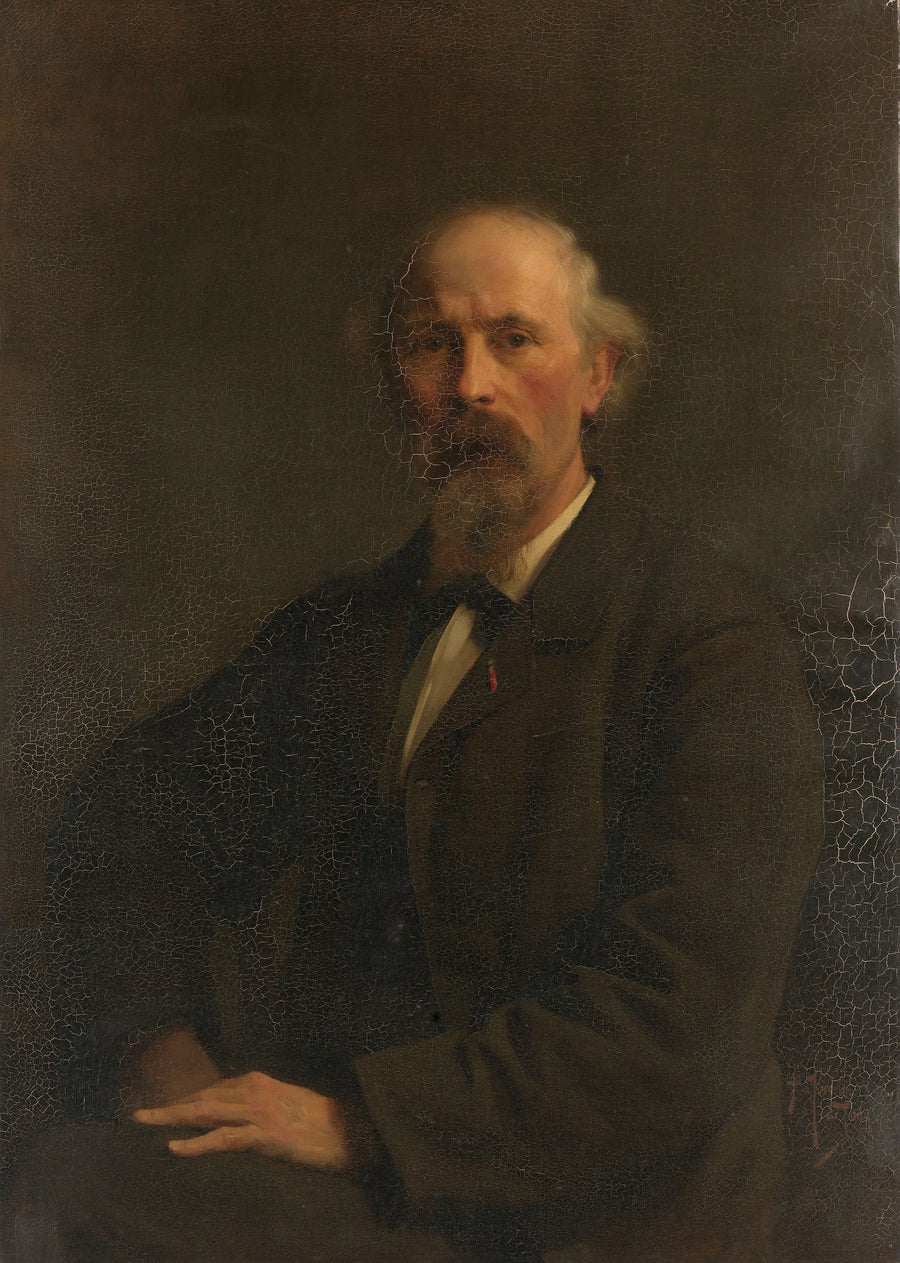 Portrait de Pieter Stortenbeker (1828-1898), peintre - Pieter de Josselin de Jong