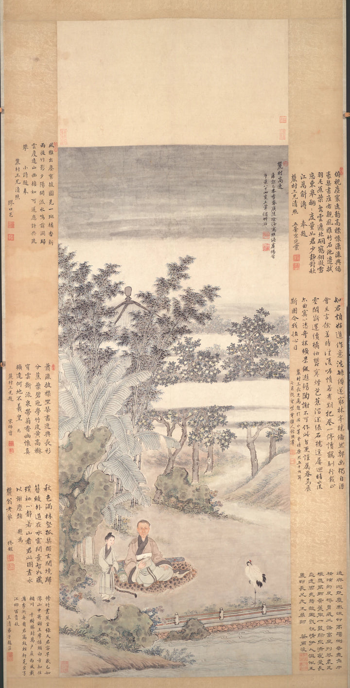 Portrait d'An Qi - Wang Hui