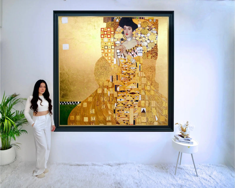 アデル・ブロッホ＝バウアーの再想像された肖像画 マスター・アポロンによる | 200×200センチ