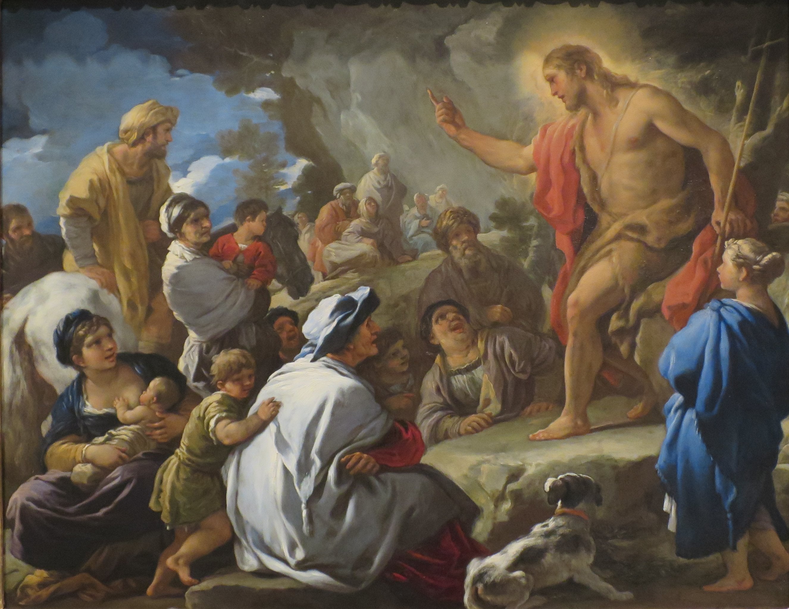 Prédication de saint Jean-Baptiste - Luca Giordano - Alpha Reproduction