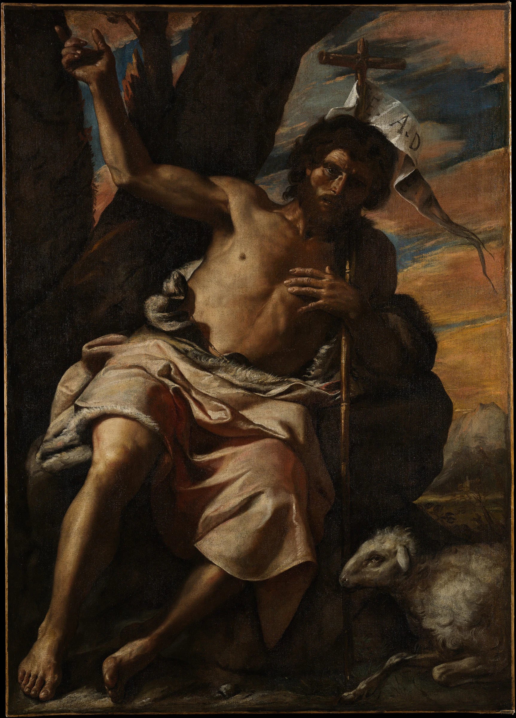 Prédication de Saint Jean-Baptiste - Mattia Preti (Il Cavalier Calabrese)