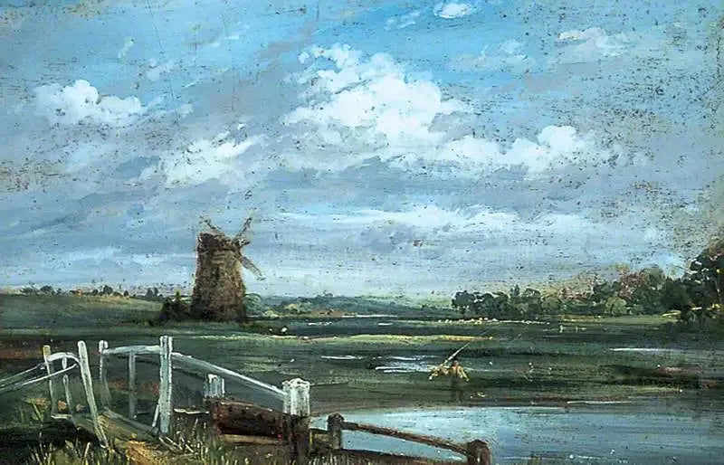 ハドン近郊、ダービーシャー（？） - ジョン・コンスタブル

Source:
Près de Haddon, Derbyshire (?) - John Constable
