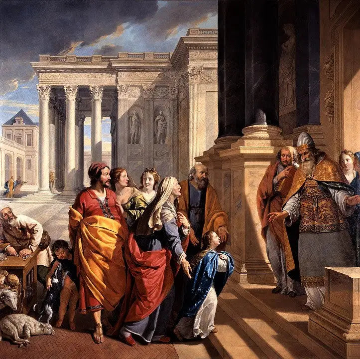 ヴェルジュの寺院へのご紹介 - フィリップ・ド・シャンパーニュ

Source:
Présentation de la Vierge au Temple - Philippe de Champaigne