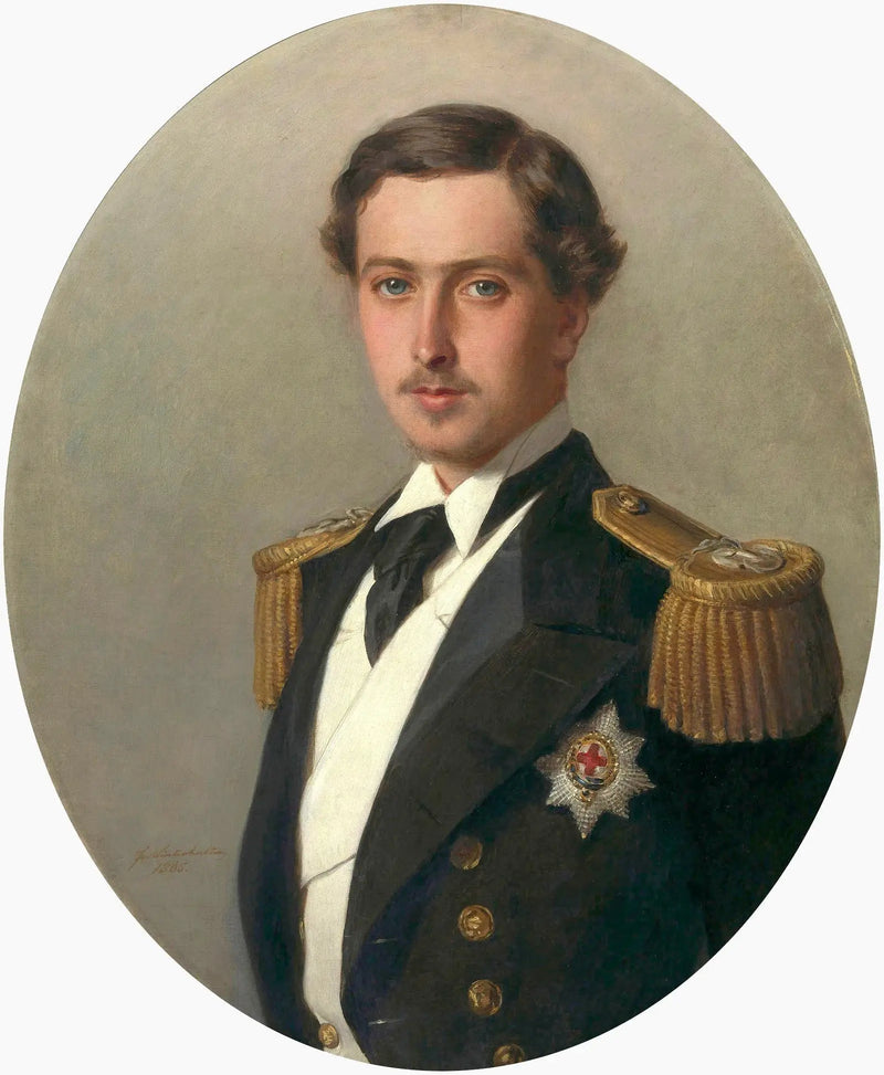 プリンス・アルフレッド（1844-1900）、エディンバラ公爵候補 - フランツ・ザヴェル・ウィンターhalter

Source:
Prince Alfred (1844-1900), futur duc d'Édimbourg - Franz Xaver Winterhalter