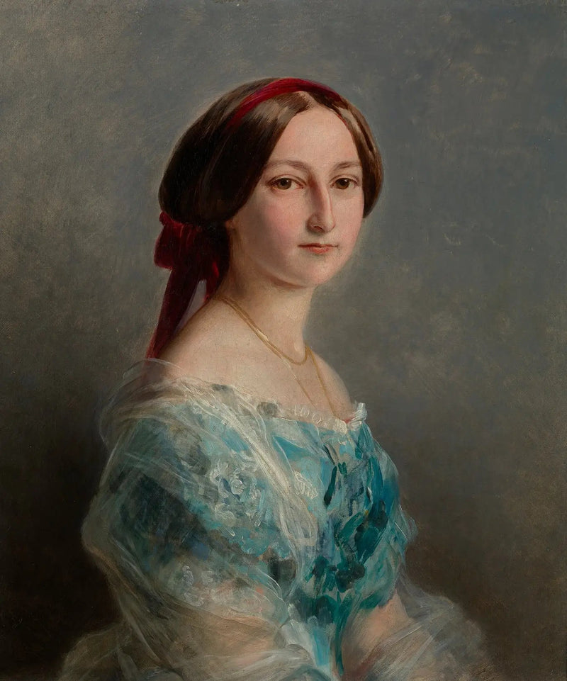 ホーエンローヘ＝ラングンブルク公女アデライーデ（1835-1900） - フランツ・ザヴェル・ウィンターハルター

Source:
Princesse Adélaïde de Hohenlohe-Langenbourg (1835-1900) - Franz Xaver Winterhalter