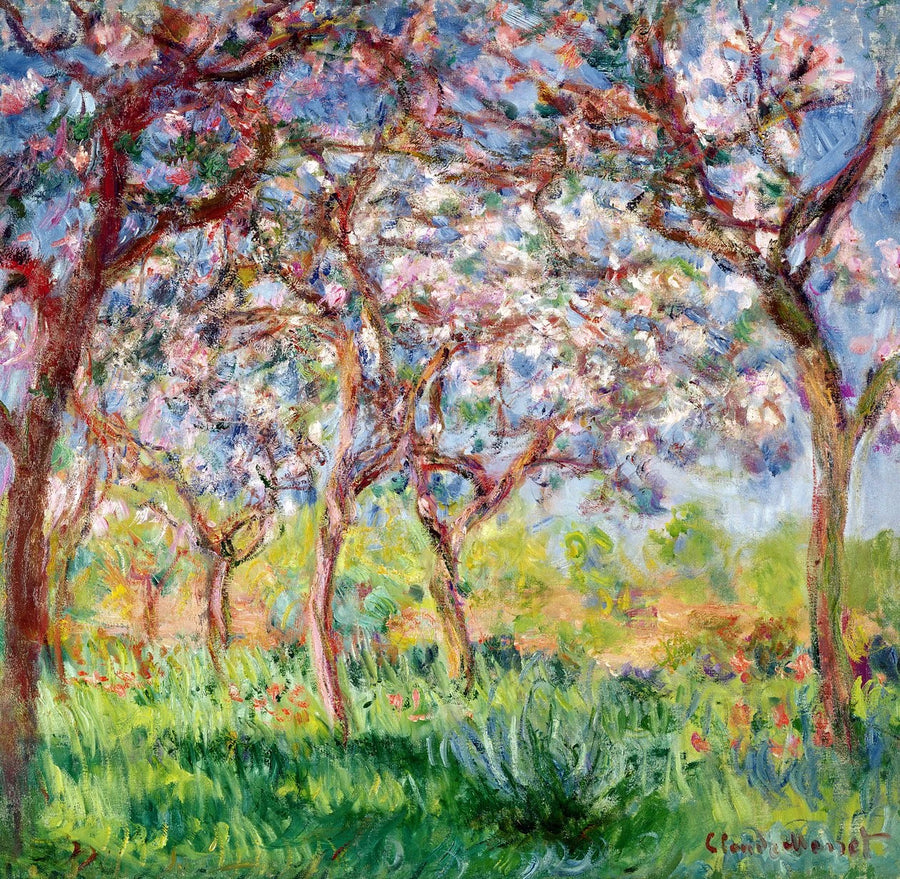Printemps à Giverny de Claude Monet, 1903 – verger en fleurs, collection particulière
