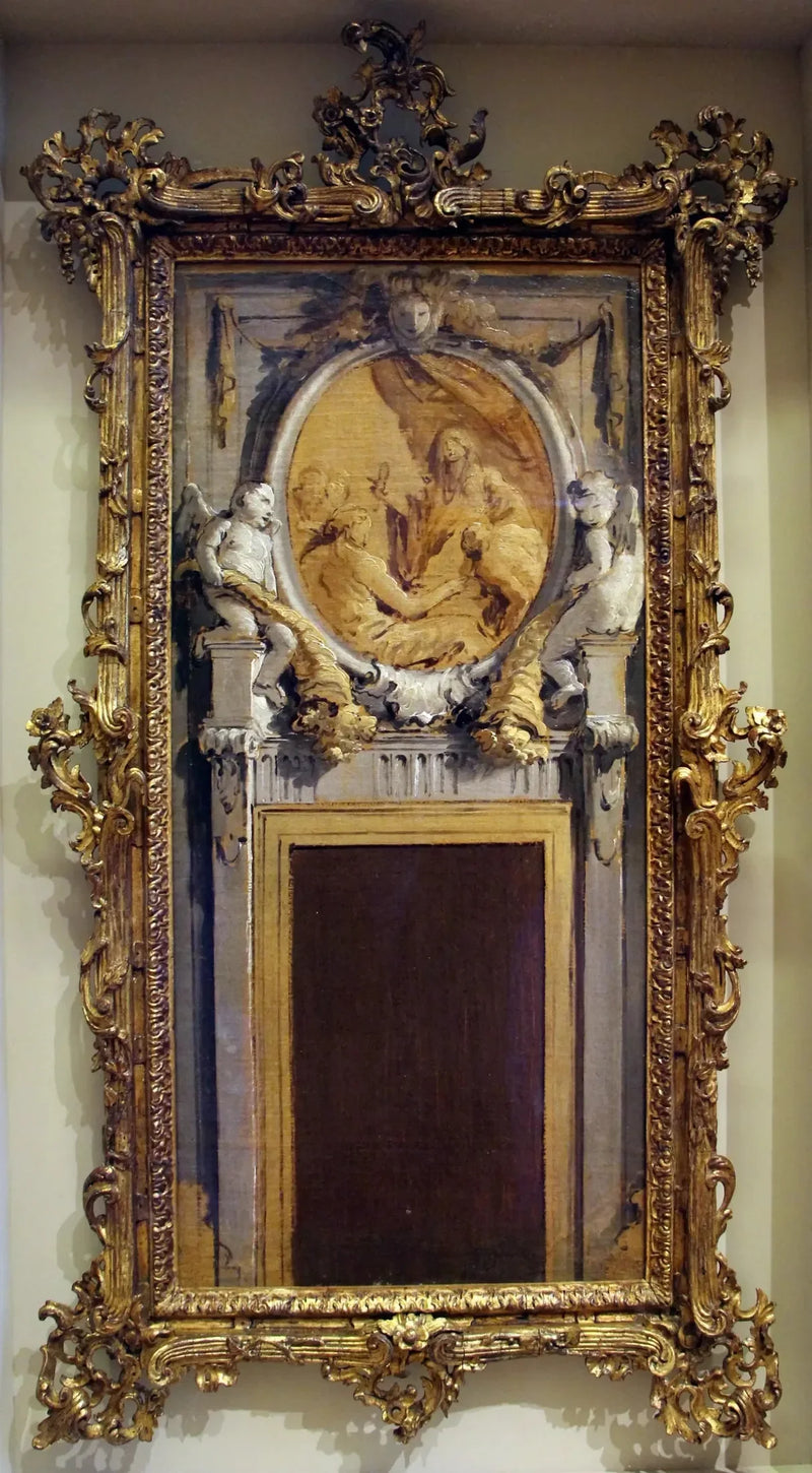 ドア上部の装飾プロジェクト - ジョヴァンニ・バッティスタ・ティエポロ

Source:
Projet de décor pour un dessus-de-porte - Giovanni Battista Tiepolo