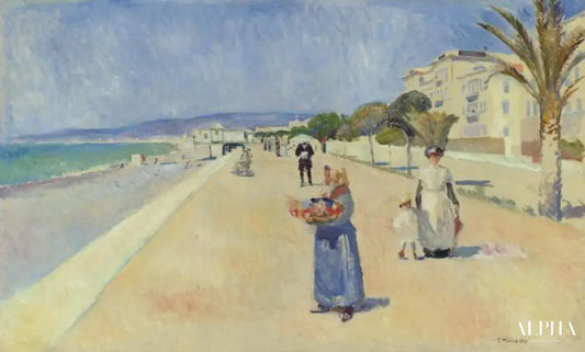 Promenade des Anglais, Nice - Edvard Munch - Reproductions de tableaux et peintures haut de gamme