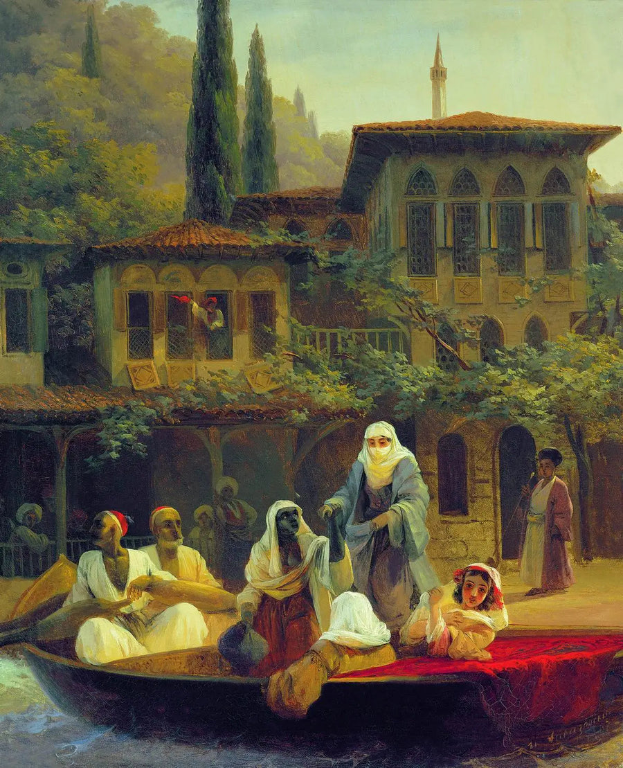 イワン・アイヴァゾフスキーによるコンスタンティノープルのクムカピでのボート遊覧

Source:
Promenade en bateau par Kumkapi à Constantinople - Ivan Aïvazovski