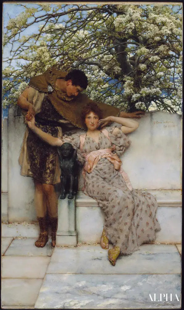 Promesse de printemps - Lawrence Alma-Tadema Reproductions de tableaux à la peinture à l’huile