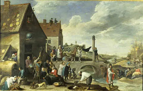 フランドルの諺 - デイヴィッド・テニエール・ル・ジュヌ

Source:
Proverbes flamands - David Teniers le Jeune