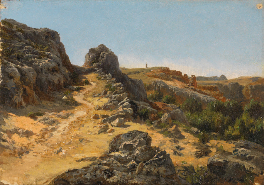 À proximité du monastère de pierre - Carlos de Haes