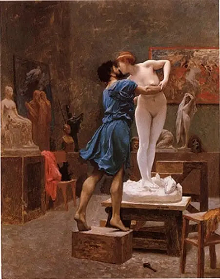 Pygmalion et Galatée - Jean-Léon Gérôme image 1 reproduction d’œuvre d’art à l’huile