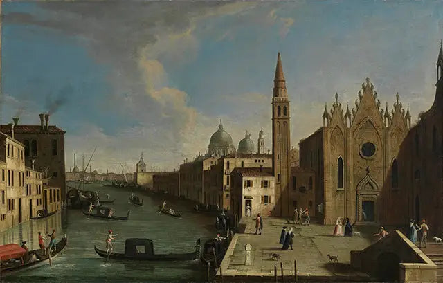 カナレット - 絵画の複製油彩画

Source:
Q104525859 - Canaletto