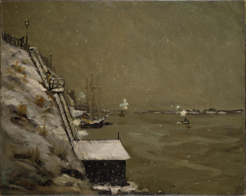 イーストリバー河岸、冬 - ロバート・ヘンリー

Source:
Quai de l'East River, hiver - Robert Henri