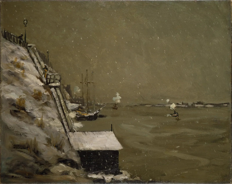 イーストリバー河岸、冬 - ロバート・ヘンリー

Source:
Quai de l'East River, hiver - Robert Henri