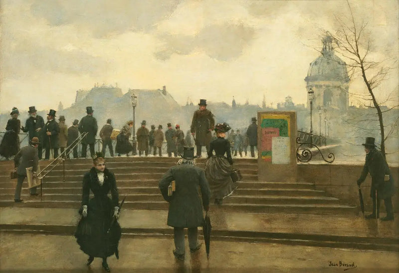 パリのセーヌ河岸とアーツ橋 - ジャン・ボロー

Source:
Quai de la Seine au Pont des Arts à Paris - Jean Béraud