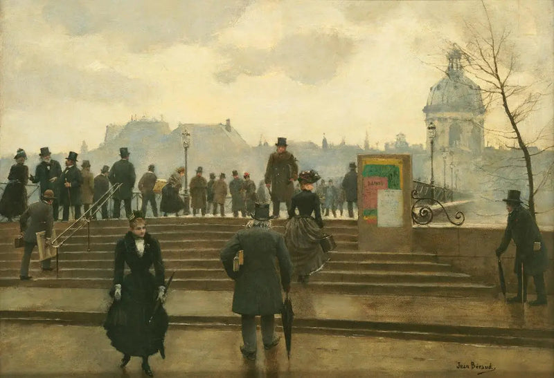 パリのセーヌ河岸とアーツ橋 - ジャン・ボロー

Source:
Quai de la Seine au Pont des Arts à Paris - Jean Béraud