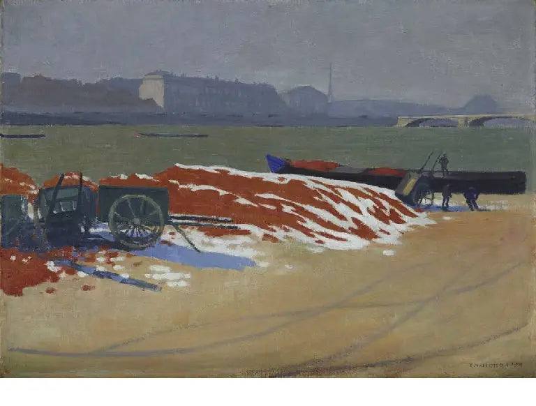 セーヌ河岸の赤い砂 - フェリックス・ヴァロトン

Source:
Quai de Seine au sable rouge - Félix Vallotton
