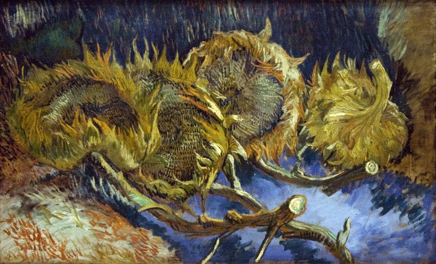枯れた四本のひまわり - Vincent van Gogh