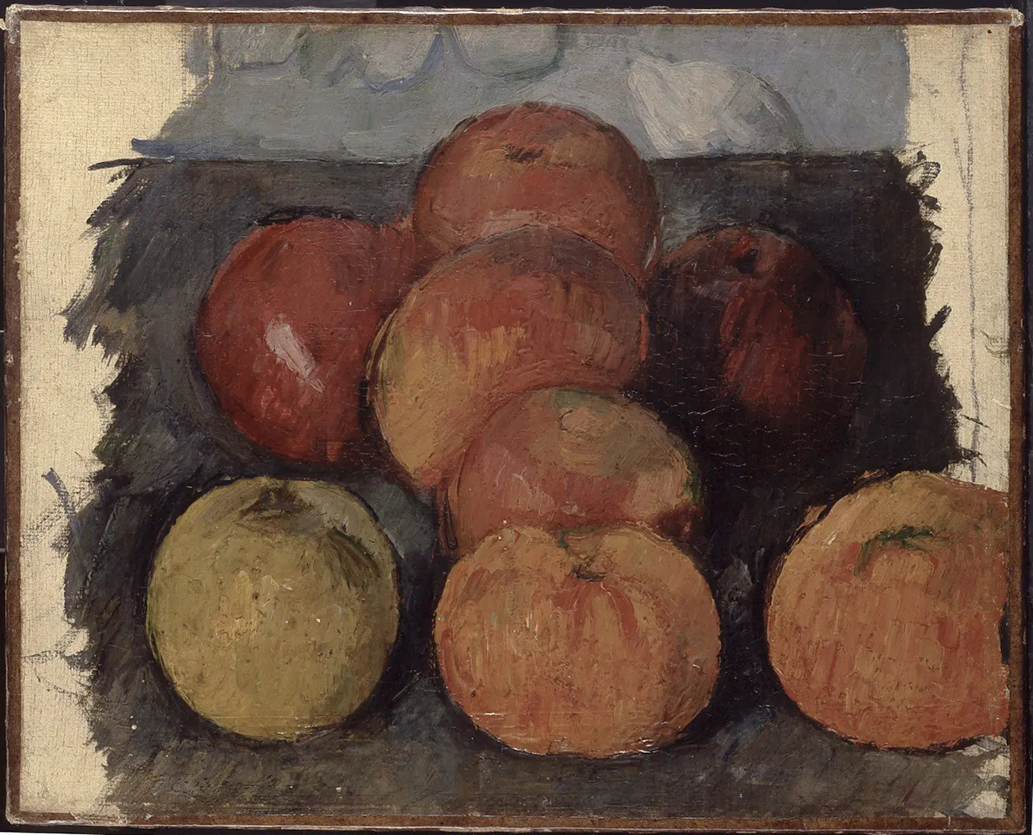 Reproduction du tableau « Quelques pommes - Paul Cézanne » par Alpha Reproduction en peinture à l’huile