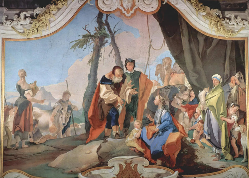 ラチェルが偶像を隠す - ジョヴァンニ・バッティスタ・ティエポロ

Source:
Rachel cachant les idoles - Giovanni Battista Tiepolo