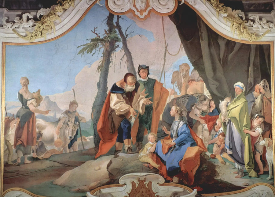 ラチェルが偶像を隠す - ジョヴァンニ・バッティスタ・ティエポロ

Source:
Rachel cachant les idoles - Giovanni Battista Tiepolo