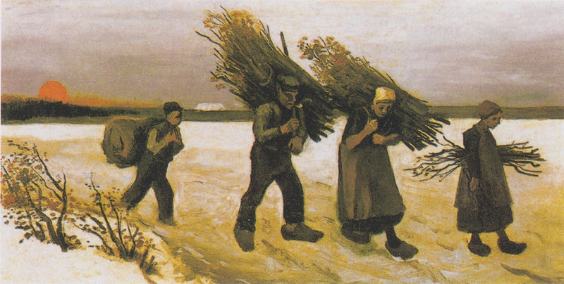 雪の中の薪拾い - Vincent van Gogh