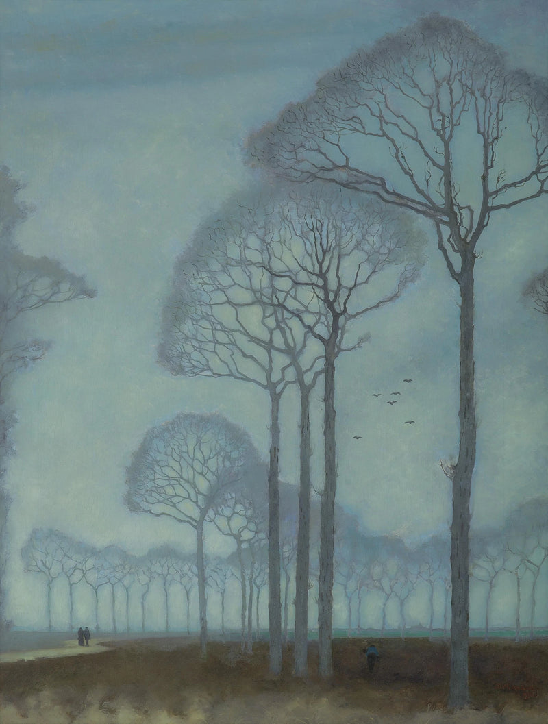 Rangée d'arbres - Jan Mankes
