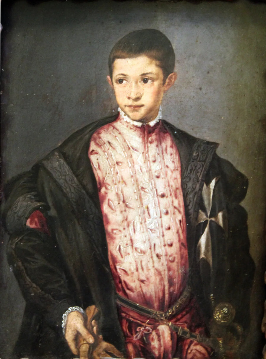 ラヌッチョ・ファルネーゼ（1530-1565）12歳の時 - フランチェスコ・サルヴィアーティ
