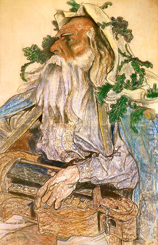 Rapsod. Portrait pittoresque d'Andrzeja Mielewskiego - Stanisław Wyspiański