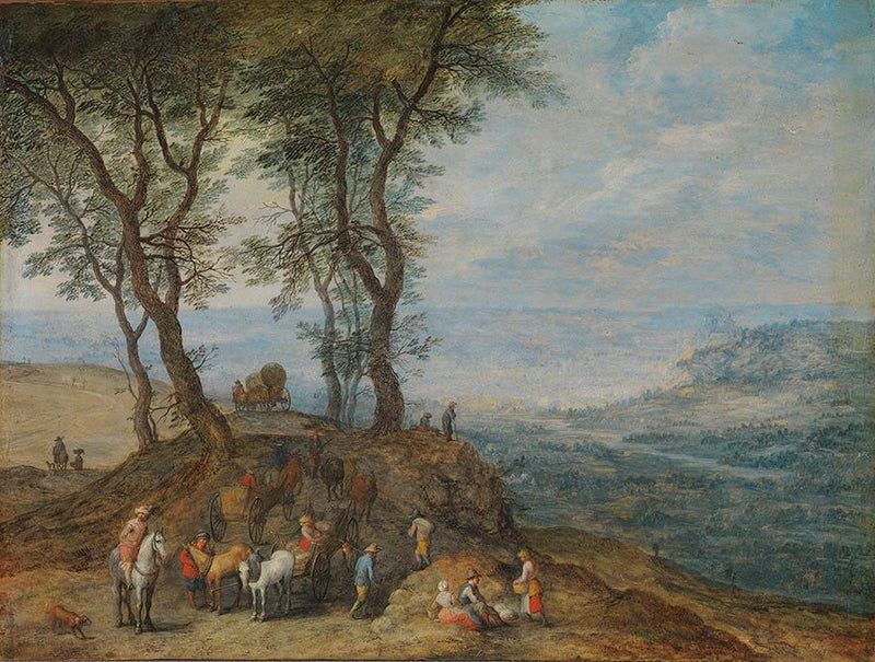 Rast auf einem Hügel - Jan Brueghel l’Ancien