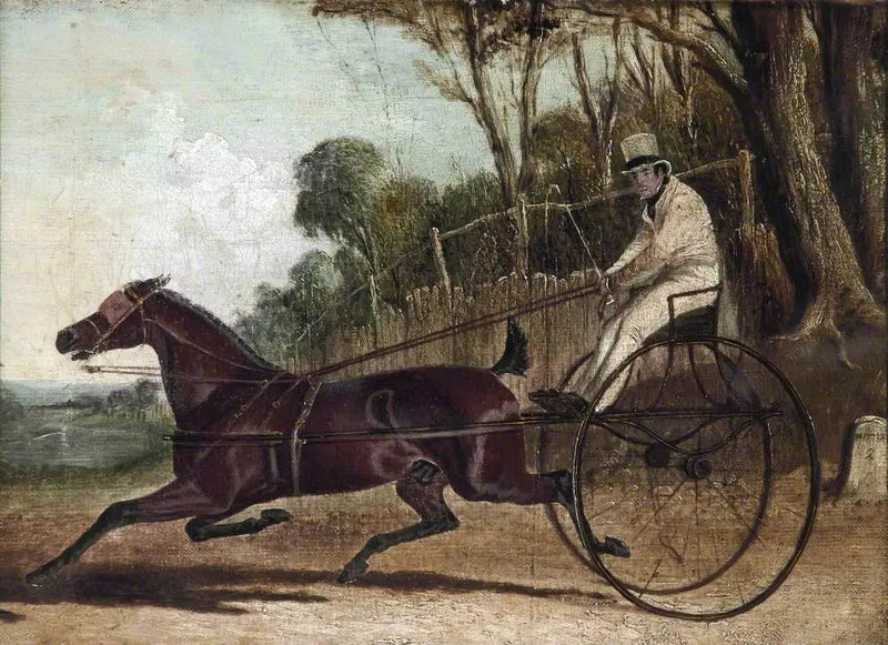ラトラー、トロットをしている馬、バギーに牽引されている - ジョン・フレデリック・ヘリング、シニア

Source:
Rattler, un cheval au trot, attelé à un buggy - John Frederick Herring, Sr.