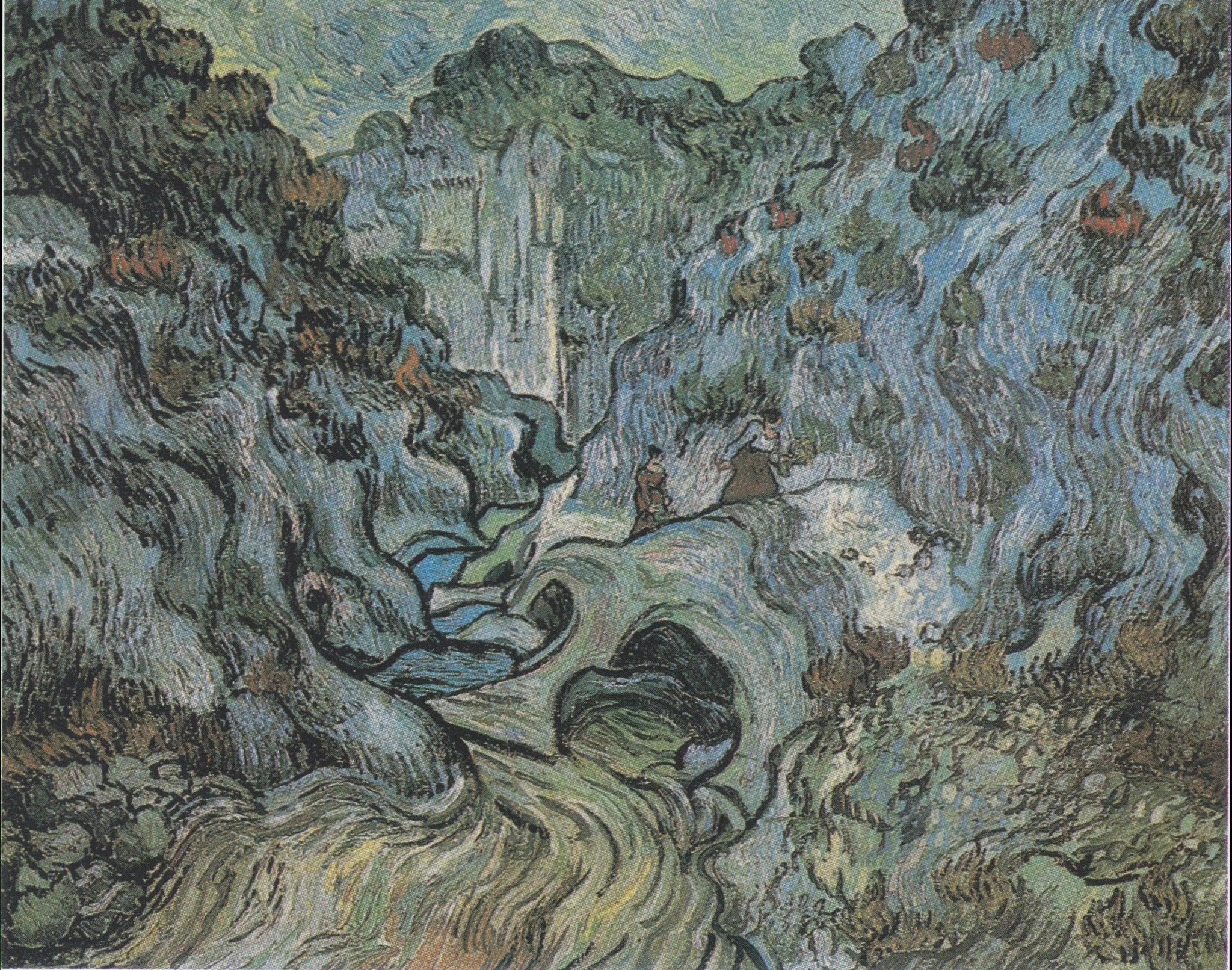 Ravin des Peirolets - Vincent van Gogh image 1 reproduction d’œuvre d’art à l’huile