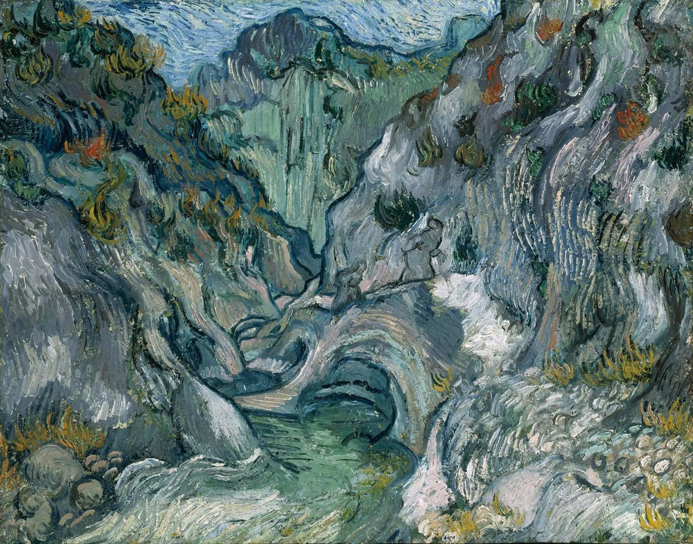Ravin - Vincent van Gogh image 1 tableau peint à l’huile sur toile