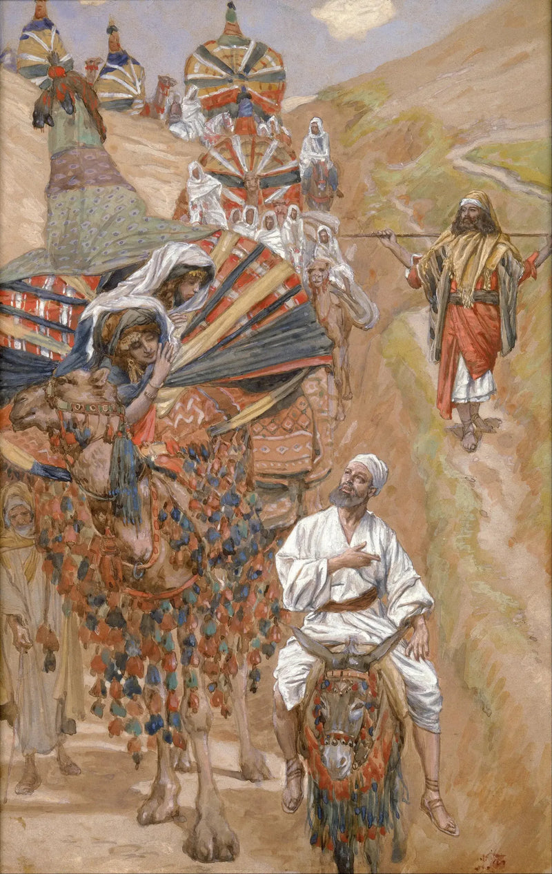 レベッカは道でイサクと出会う - ジェームズ・ティソ

Source:
Rebecca rencontre Isaac en chemin - James Tissot