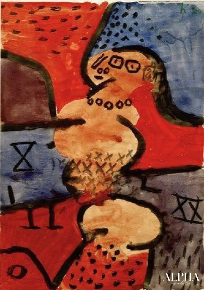 Reconstitution d'une danseuse, un - Paul Klee - Reproductions de tableaux et peintures haut de gamme