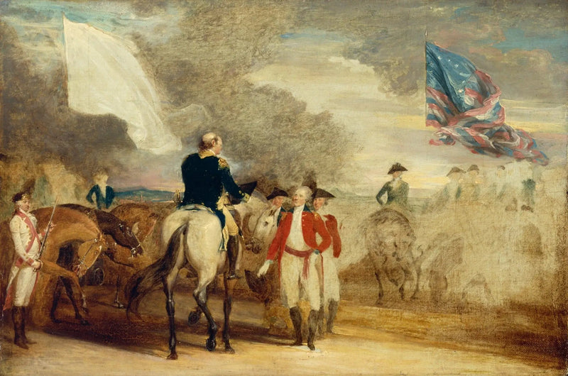 コーンウォリスの降伏 ヨークタウン - ジョン・トランバル

Source:
Reddition de Cornwallis à Yorktown - John Trumbull