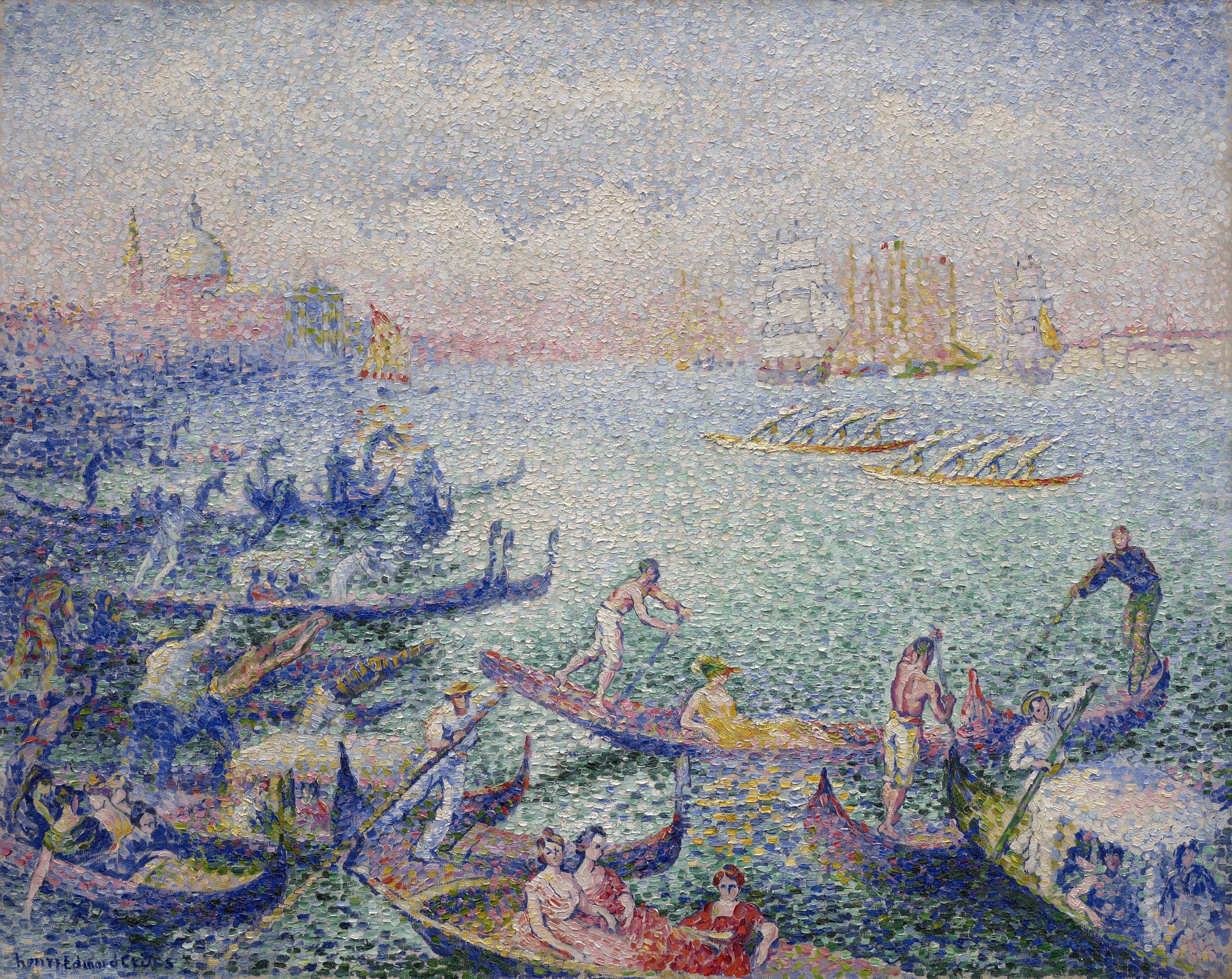 Régate à Venise - Henri-Edmond Cross - Alpha Reproduction