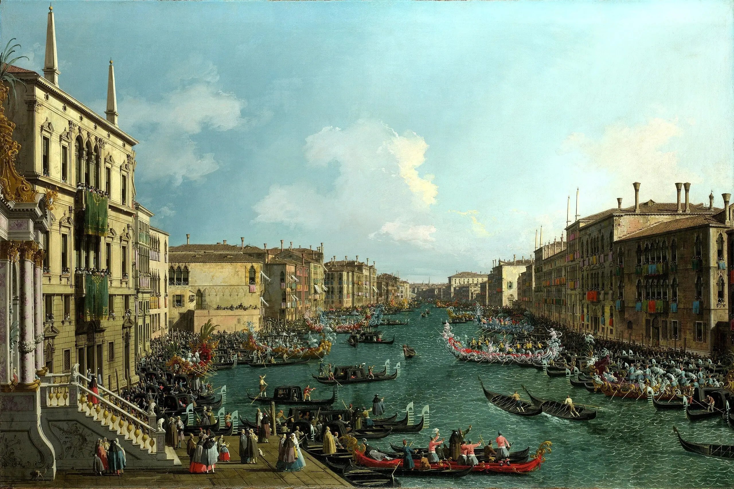 Régate sur le Grand Canal - Canaletto - Alpha Reproduction