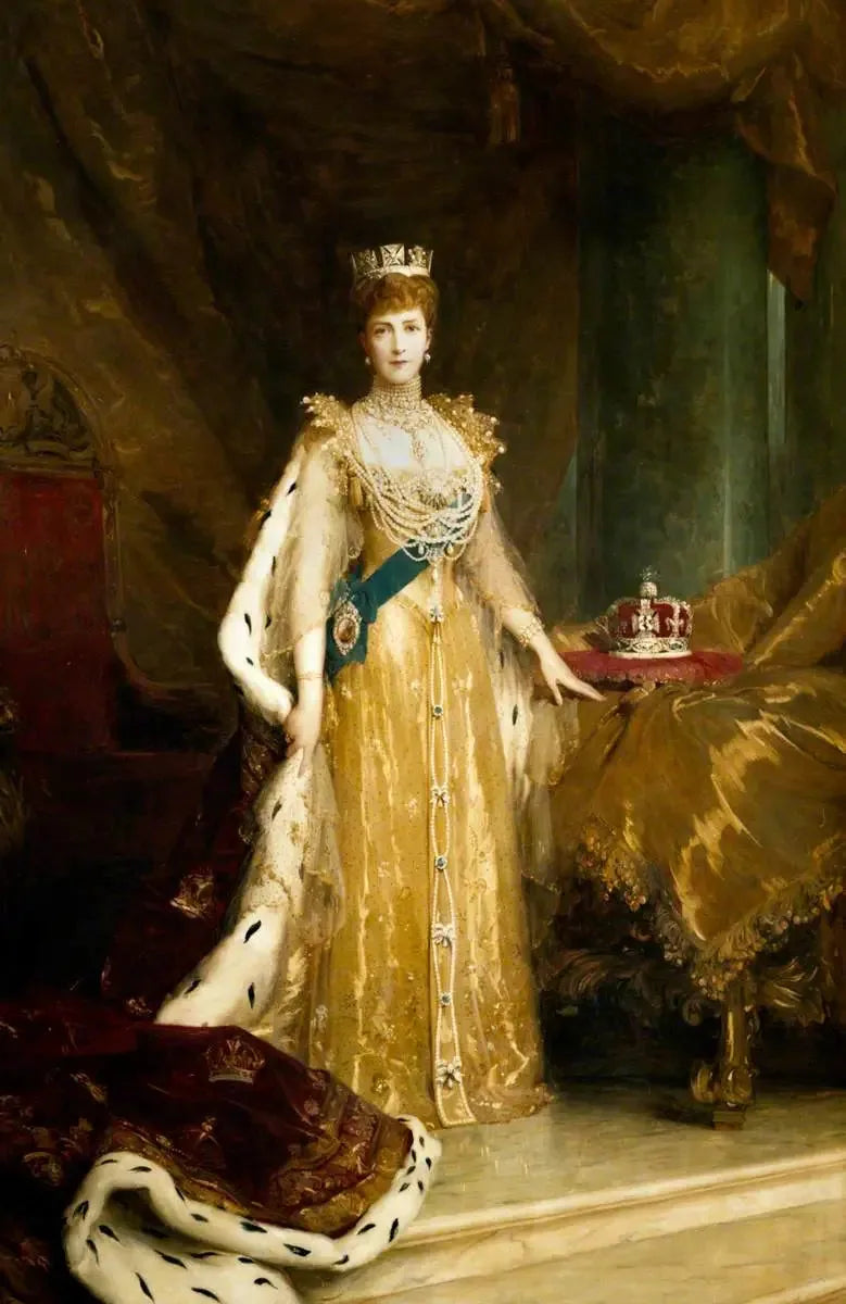 デンマークのアレクサンドラ女王（1844年–1925年） - ルーク・フィルズ

Source:
Reine Alexandra du Danemark (1844–1925) - Luke Fildes