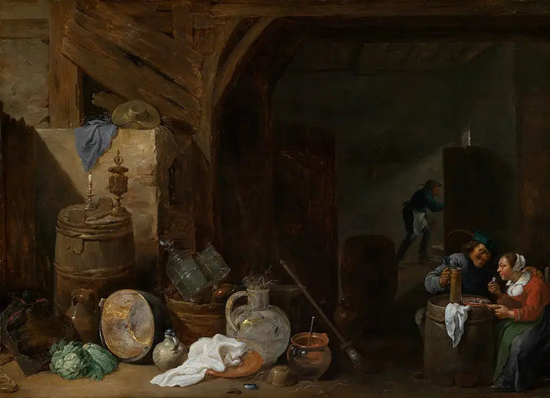 納屋での食事 - デイヴィッド・テニエール・ル・ジュヌ

Source:
Repas dans la grange - David Teniers le Jeune