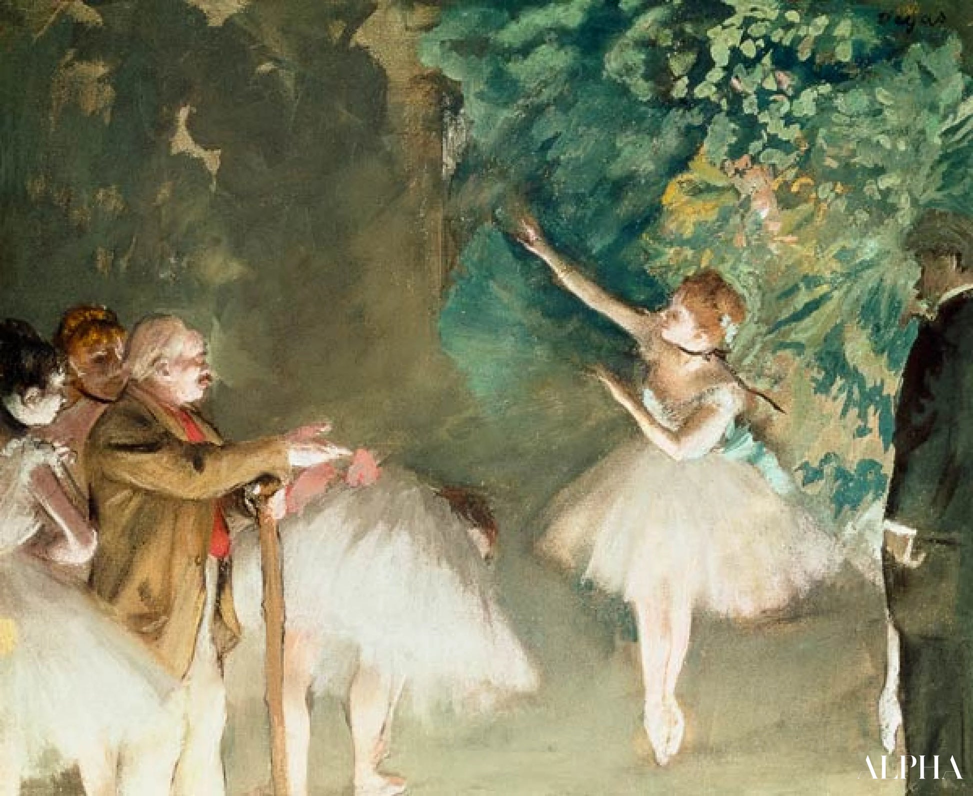 バレエのリハーサル - エドガー・ドガ - 高級絵画および絵画の複製