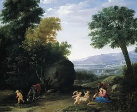 エジプト逃避行の間の休憩 - クロード・ロラン

Source:
Repos pendant la fuite en Égypte - Claude Lorrain