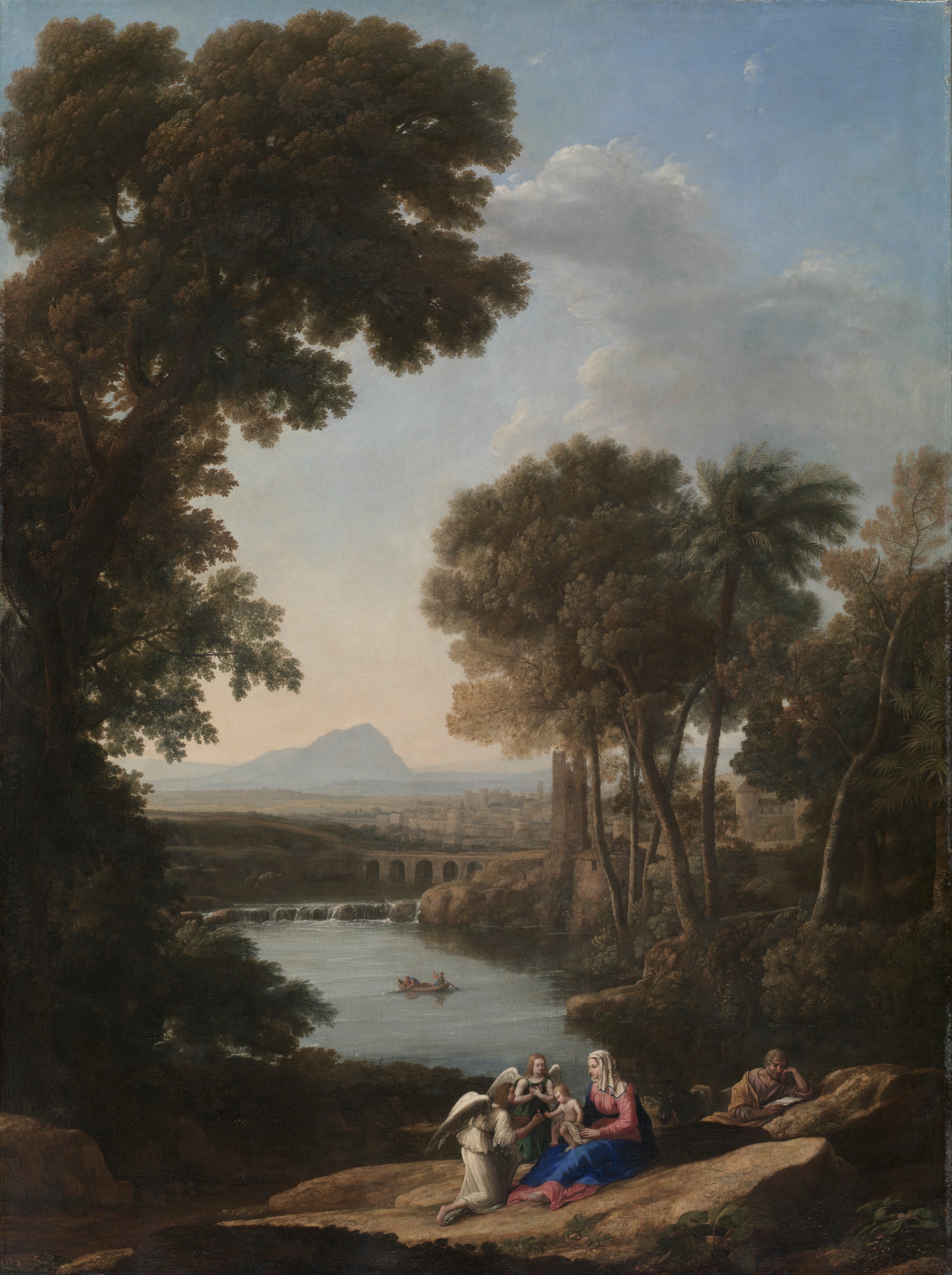 Repos pendant la fuite en Égypte - Claude Lorrain - Alpha Reproduction